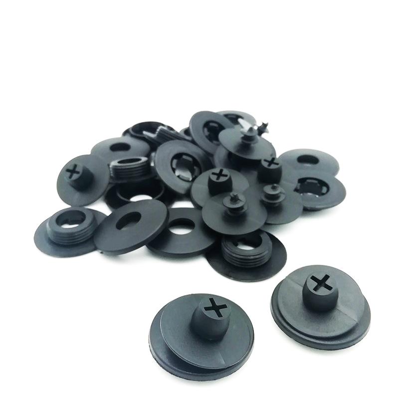 10 Pcs Durable Plastic Car SUV Truck Black Carpet Mat Fastener Anti Skid Clips