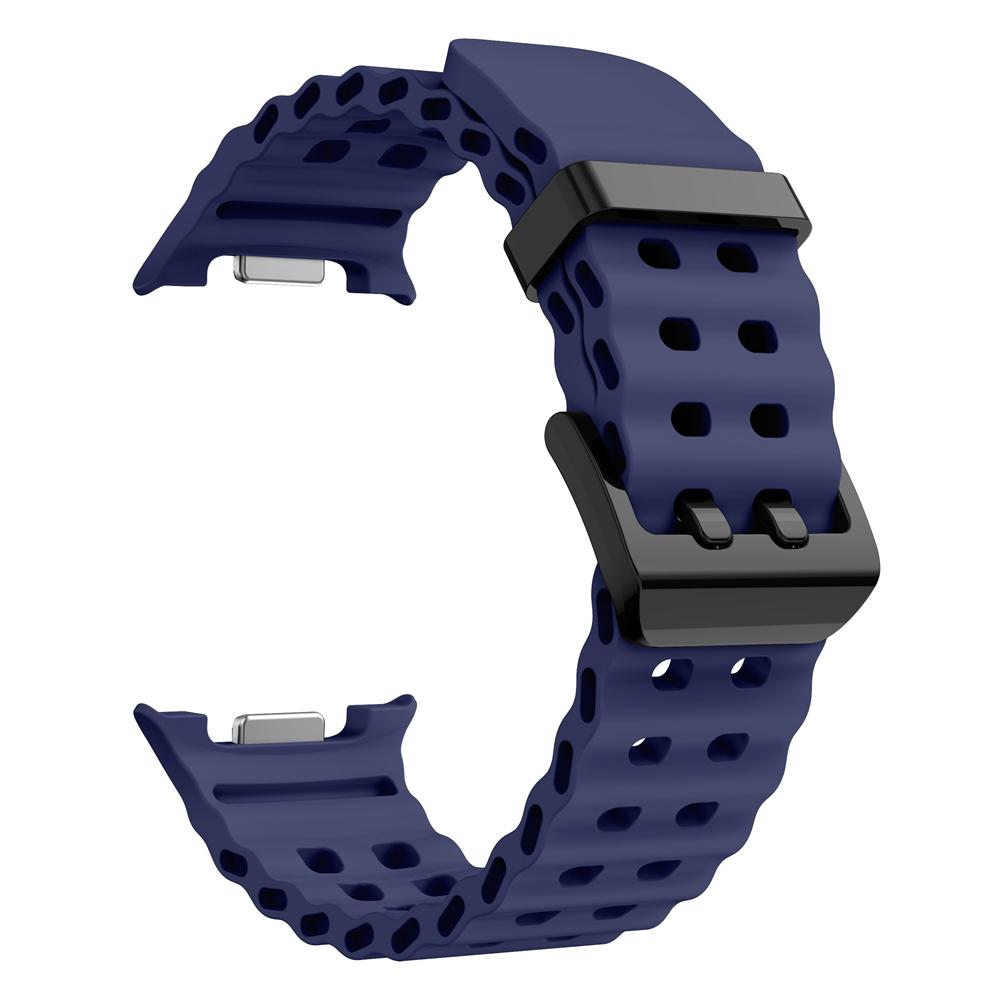 Silicone Marine Band For Samsung Galaxy Watch 8 Classic 46mm Sports Strap For Samsung Watch 8 44mm 40mm Bracelet Watchbands