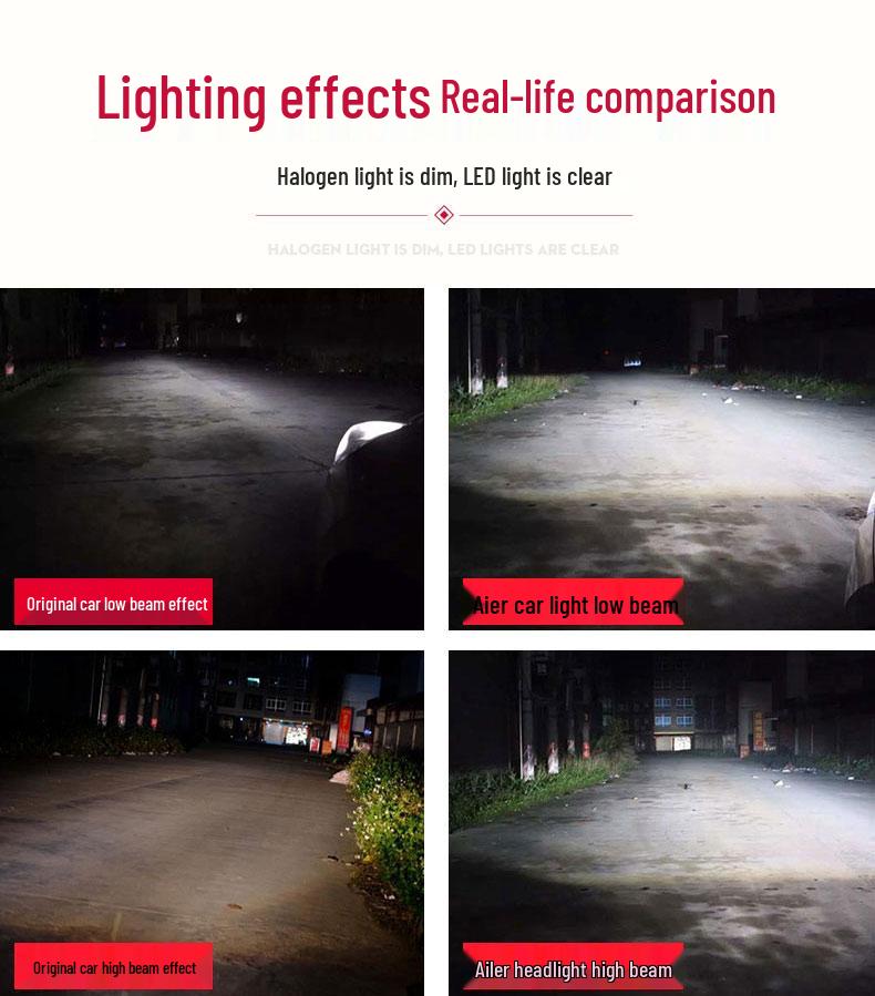 09-13 Classic Focus LED Angel Eyes Headlight Assembly with Daytime Running Xenon Lamps