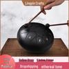 Ethereal 6-inch 8-note Zen Meditation Steel Tongue Drum - Hand Pan for Adults & Children.