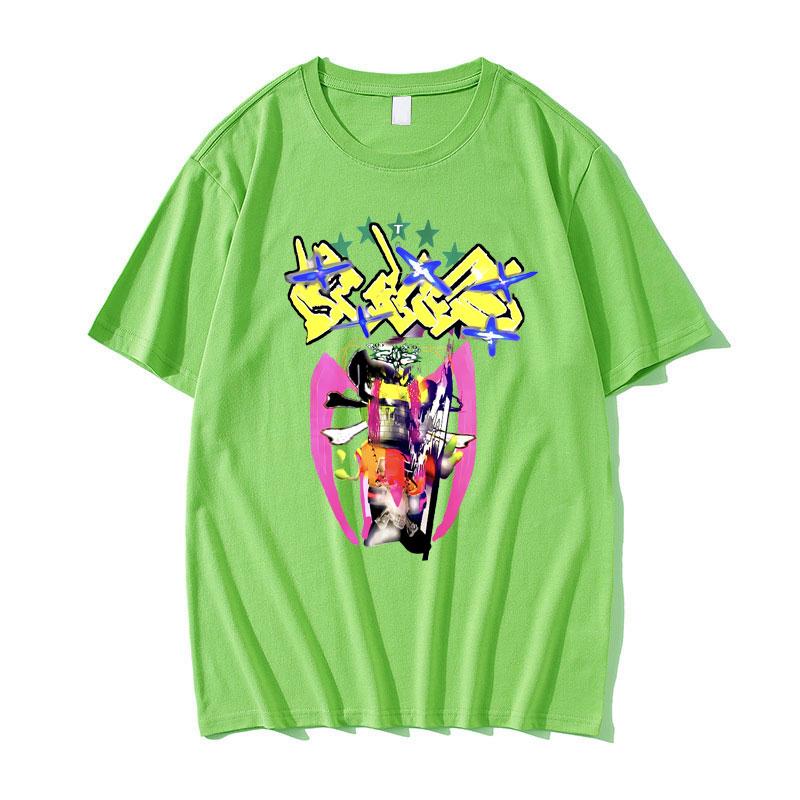 Bladee 333 Skate Drain Gang Graphic T Shirts Men Women Hip Hop Oversized Short Sleeve Unisex Casual Tshirt Male Cotton Tshirts