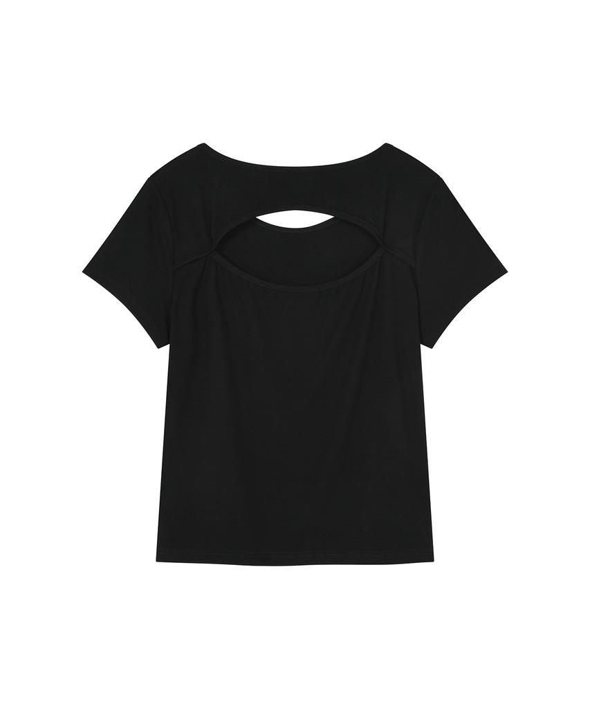 LMR Hot Fix Cutout Short Sleeve T-Shirt Black