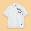 Callaway Short Sleeve Mock Neck Sweatshirt Golf C25117102 M Men's (Dot Print) / / 1030_White