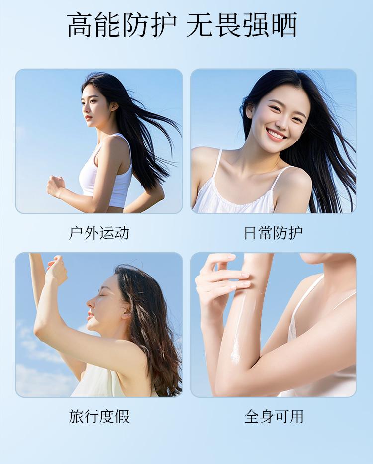 Botanical Clear Multi Effect Sunscreen Cream Moisturizing and Brightening Skin Concealer Light Sunscreen Isolation Combination