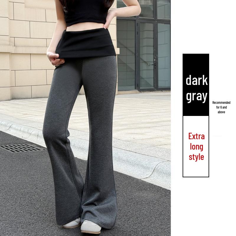 Pantaloni da Yoga a Zampa d'Elefante Color Block da Donna - Vita Bassa, Vita Alta, Versatili, Snellenti per Primavera/Estate