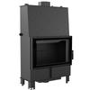 Water Heating Fireplace KRATKI LUCY 16 kW Ø 200 Black Thermotec Lining