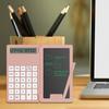 Calculator Portable Folding LCD Writing Board 12 Digits Clear Display Pocket-sized Scientific Calculator