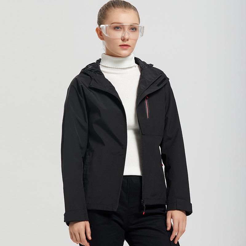 Spring and Autumn Waterproof Hooded Couple Quality Single-layer Jacket Men's and Women's Jacket Trench Coat Jacket