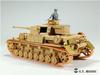 ET Model 1/35 WWII German Army Panzer IV Ausf. G Early Production Detail-Up Parts Set (for Tamiya) Plastic Model Parts E35-308