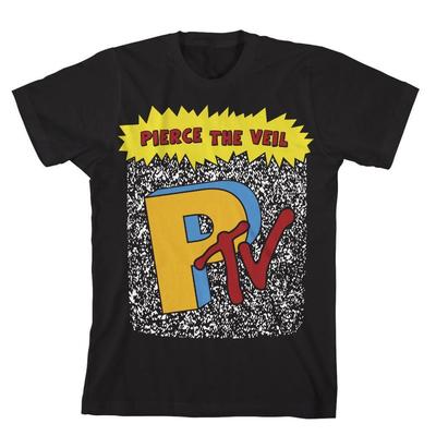 Vintage Pierce The Veil PTV T-shirt Black Unisex All Sizes JJ2627