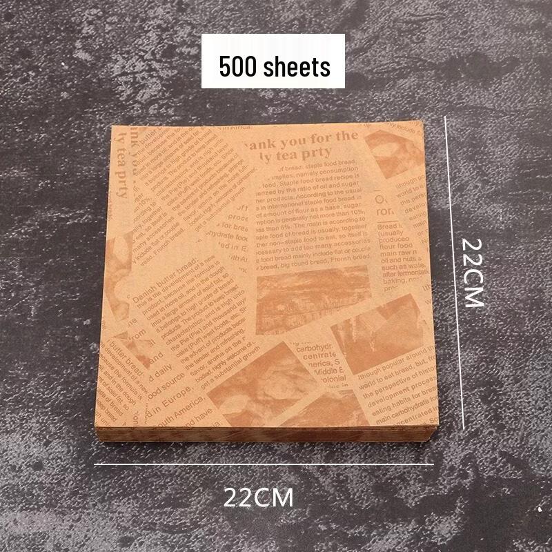

Disposable Oil-Proof Food Wrapper Sheets