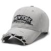 Adjustable Embroidery Baseball Cap Washed Cotton Sunscreen Hats  For Man Women Fashion