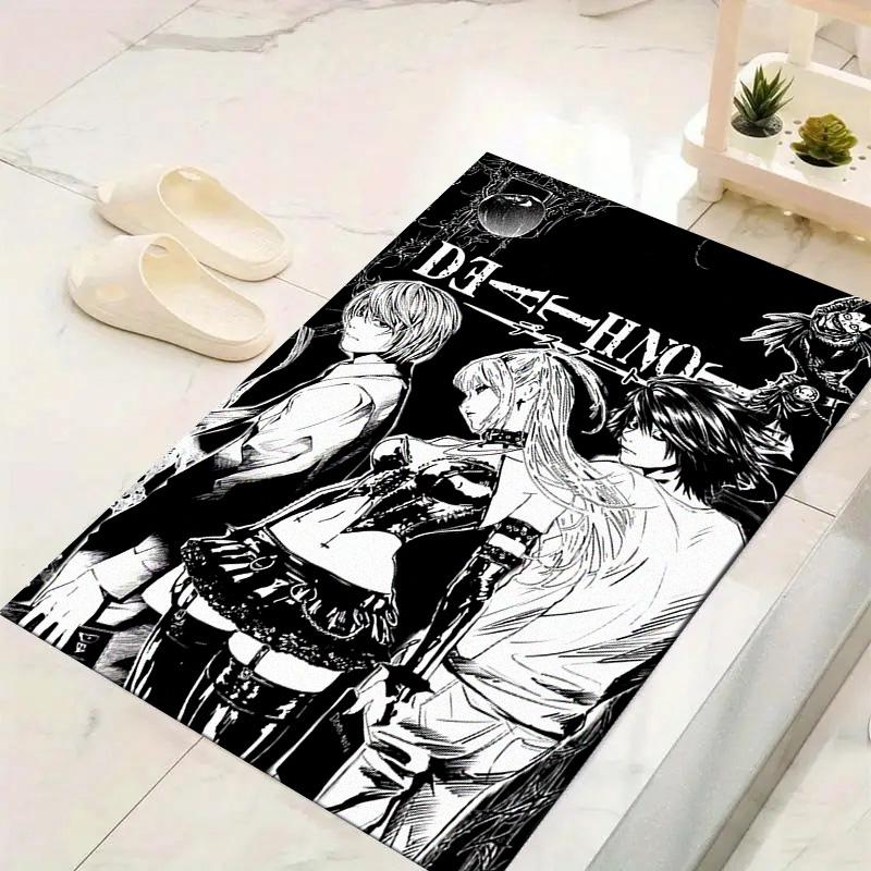 Death Note Anime Carpet Rug for Living Room Bedroom Home Sofa Decoration, Kids play Non-slip Floor Mat