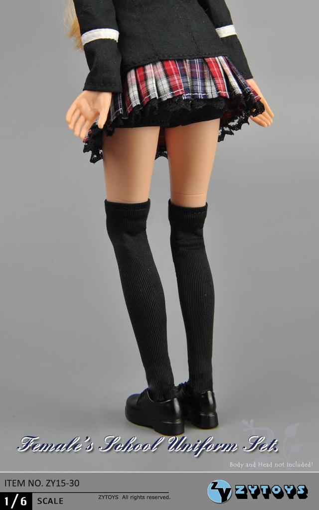 [TOYBARJAPAN] 16 Figure AccessoriesZYTOYS ZY15-30 High School Girl Sailor Suit and Shoes (Body and Head Not Included)