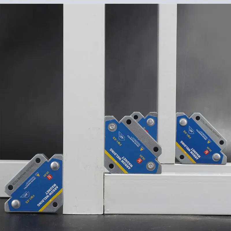 12,5 kg magnetische Schweißhalter, Winkellötpfeil, Magnet, Schweißfixierer, Positionierer, Ferrit-Halterung, Hilfsortungswerkzeuge, 2/4 Stück