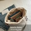 Korean Ins Quilted Top Handle Bag Women Large Storage Tote Bag for Commute Shopping Simple and Versatile Texture Luxury Bag