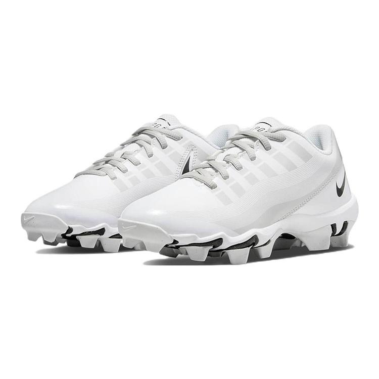 Nike Vapor Edge Shark Slip Resistant Cushioning Wear Resistant Low Top Soccer Shoes White Kids'
