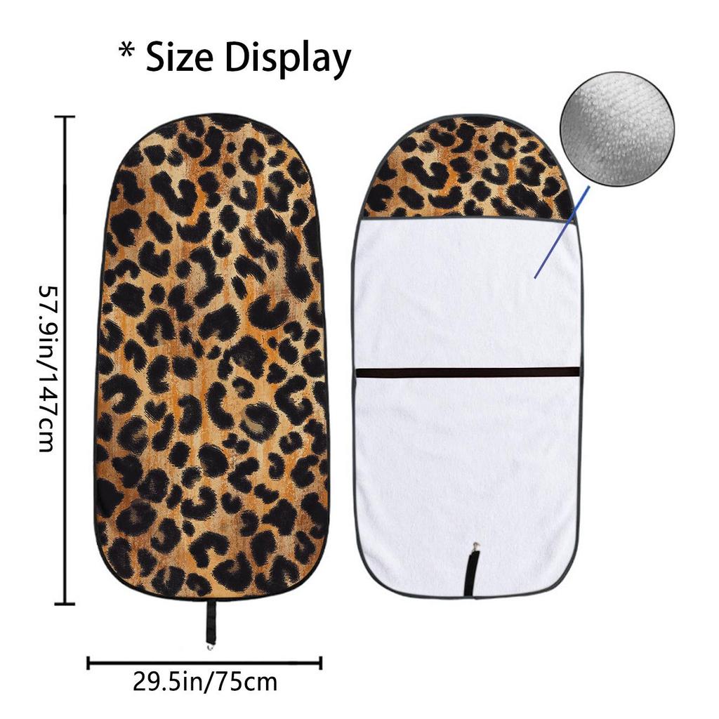 Universal Car Seat Towel Cover: Front Seat Protector for Gym, Workout, All Seasons