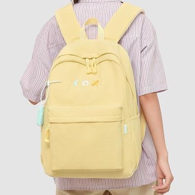 School Bag New High Value Fresh Sweet Candy Color Backpack Junior High School Students Lightweight Travel Backpack