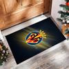 Villarreal FC Soccer Football Pattern Soft Area Rug Non Slip Indoor Floor Carpet Sports Decor Mat for Bedroom
