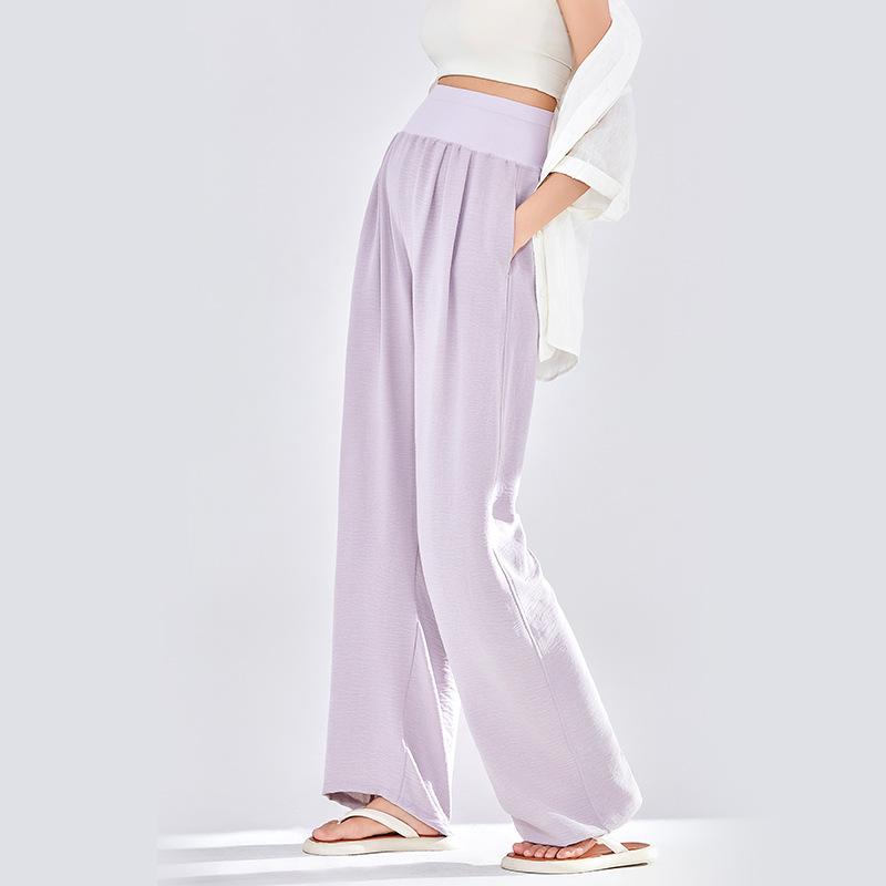 

Maternity pants casual pants loose outer wear spring and summer thin drape and thin Pupu clothing versatile maternity pants wide-leg pants XL