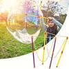 Giant Bubble Wand Kit Kids Outdoor Bubble Maker Toy Large Bubble Blower Set for Garden Beach Party Fun