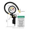 Tire Pressure Gauge 220psi Air Pressure Gauge Car Tire Pressure Monitor Tyre Inflator with Flexible Hose ForCar Truck Motorcycle