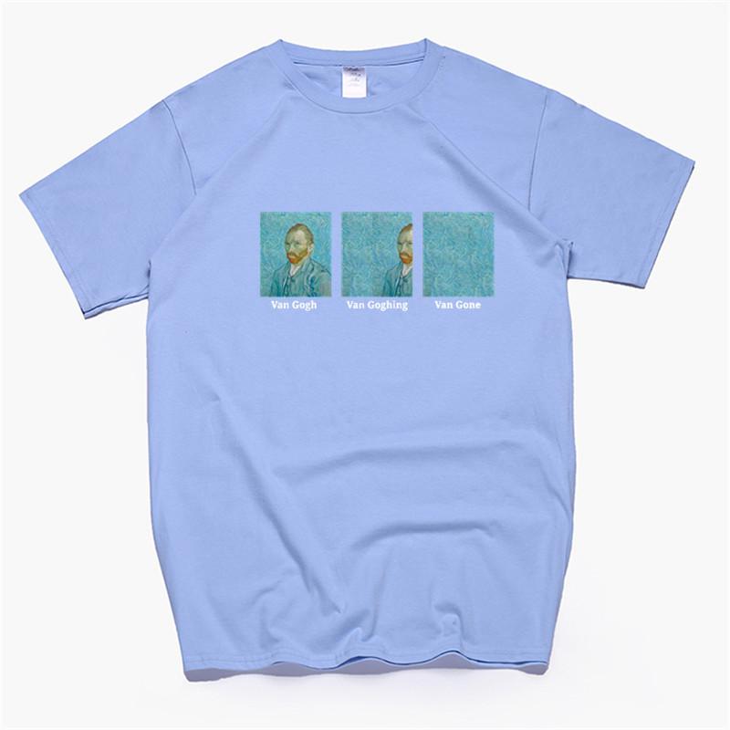 Van Gogh Van Goghing Van Gone Meme Funny T Shirt Unisex Hipsters Cute Printed Tee Women