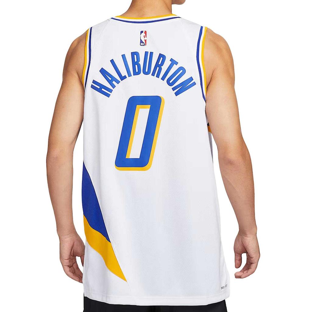 Nike NBA City Edition Indiana Pacers Tyrese Haliburton 0 Simple Comfortable Casual Stylish Basketball Jersey Men Jersey HM5983-100