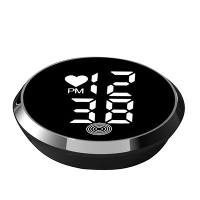 Lrtyui Dashboard Clock | Self Adhesive Digital Clock for Bike | Small LED Display
