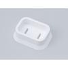 ELPA Safety Plug Cover Power Tap Outlet Straight Plug White 4 Pieces AN-201B(W)