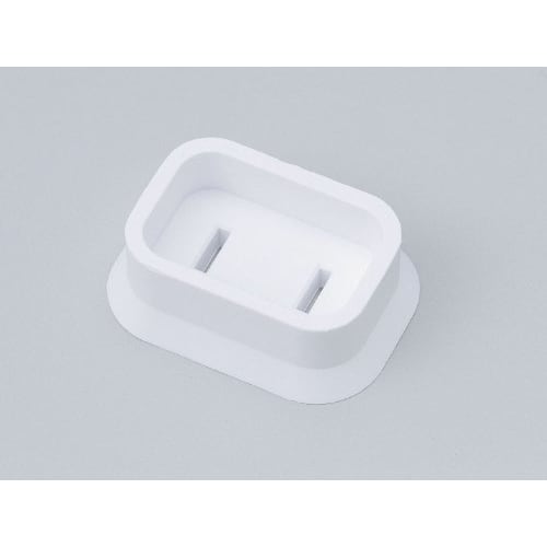 ELPA Safety Plug Cover Power Tap Outlet Straight Plug White 4 Pieces AN-201B(W)