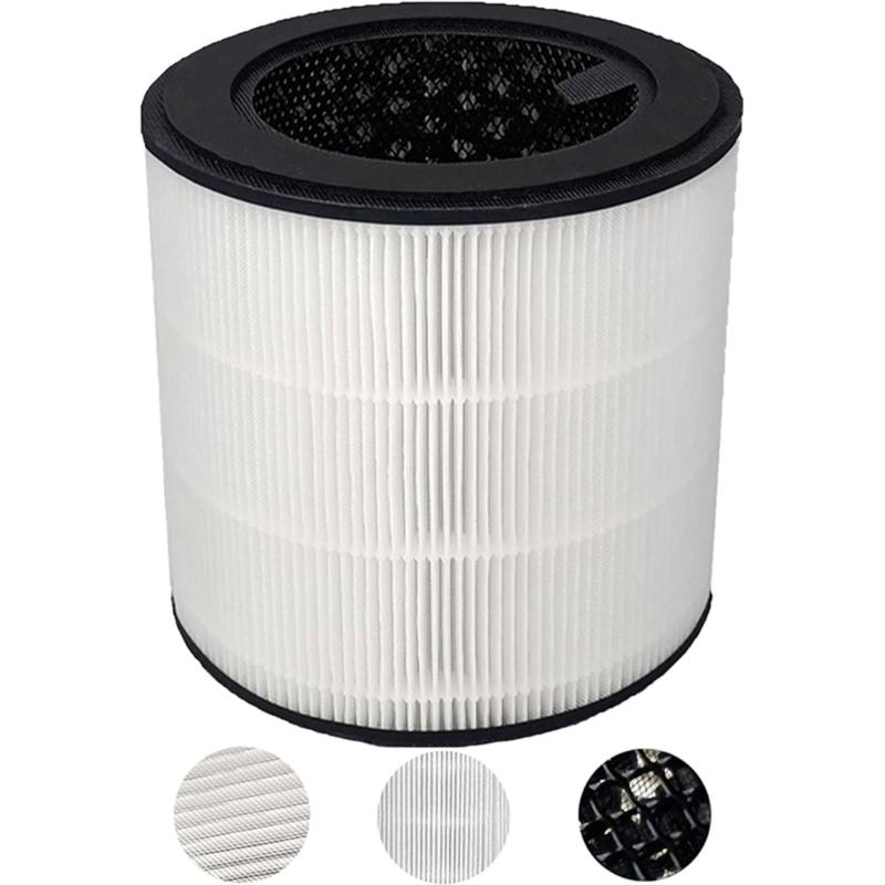 Filtres pour purificateurs d'air en plastique longue durée, accessoires pour filtres de purificateurs d'air en plastique compatibles avec les modèles FY0293 et FY0194.