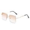 Ocean Piece Sunglasses Trendy Glasses Trimmed Sunglasses Women'S Frameless Metal Sunglasses S087