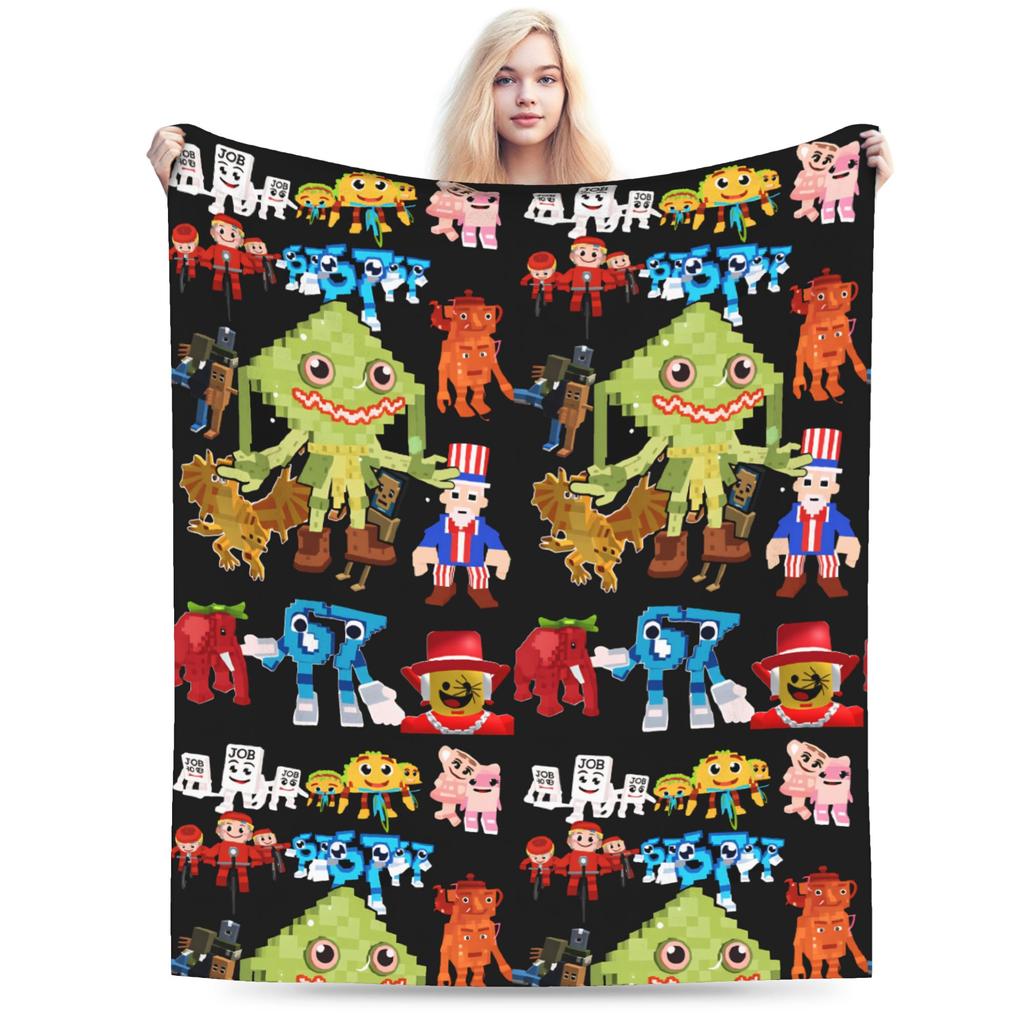 Kids Meme 67 Six Seven 6 7 Italian Brainrot Super Soft Blankets  Kids Plush Throw Blanket Print Flannel Bedspread Sofa Bed Cover