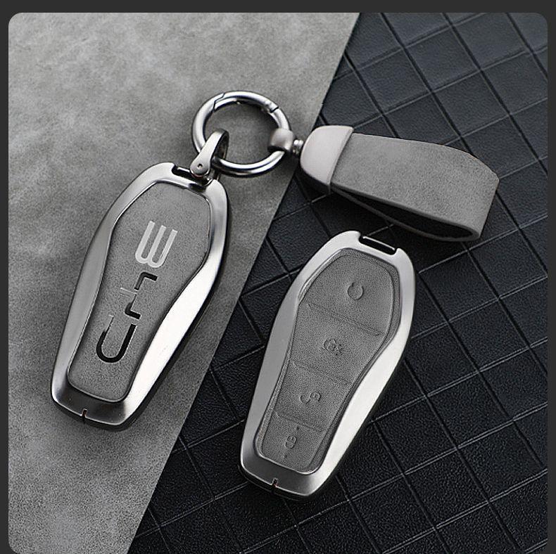 Compatible Key Case for BYD: Qin Plus DMi, Dolphin, Song Plus, Han EV, Yuan Pro, Tang, and E2 Models