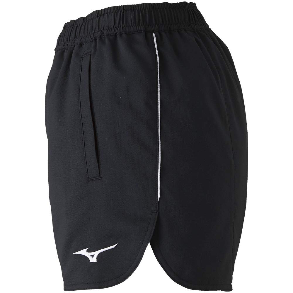 Mizuno JTTA 82JB9204 Jeu de Tennis de Table Taille M vers Taille Japonaise Pantalon Femme, Standard, Évacuation de la Transpiration, Séchage Rapide, Noir, (Équivalent M)