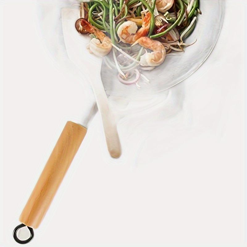 1pc Wooden Handle Pot Pot Handle Handle Replacement Parts Removable Wok Pan Pan Cookware Khaki