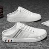 Summer New Men Slippers Brand Comfortable Casual Shoes for Men Fashion Flat Sneakers High Quality Men Half Slippers Big Size 46