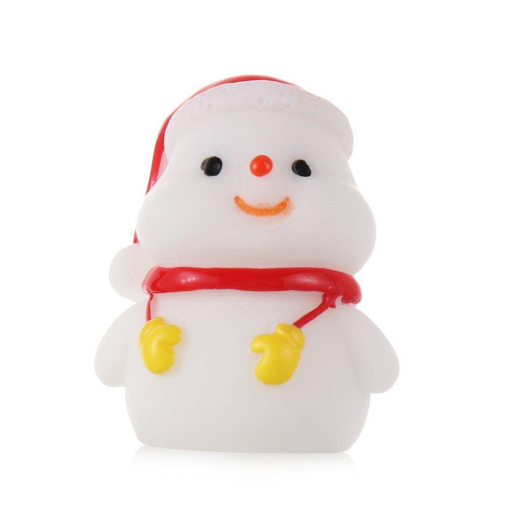 Bonsai Decor Micro Landscape Christmas Figurines Miniature Snowman Santa Claus Xmas Tree