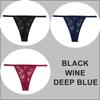FINETOO 3PCS/Set Sexy G-string Panties Women Thongs  Lace Underwear Pantys Low-Waist Femme Underpants Mesh Transparent  Lingerie