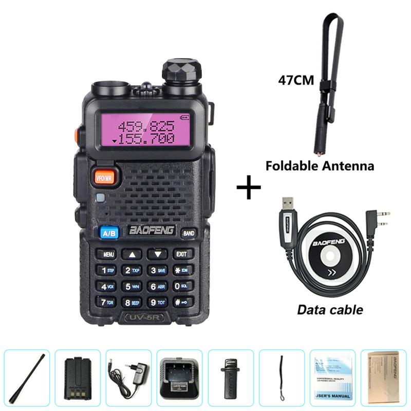Baofeng UV-5R Walkie Talkie Airband Wireless Copy Frequency AM FM Long Rang Hunting Station Powerful Two Way Portable Radio