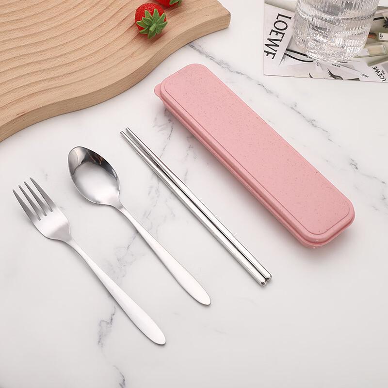 Ru Han Kids Portable Stainless Steel Cutlery Set