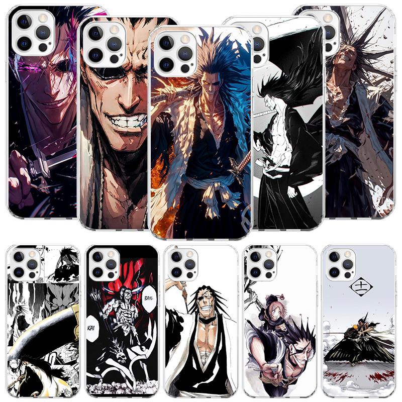 Zaraki Kenpachi Bleach Phone Case For iPhone 17 Air 16 15 Plus 11 14 Pro Max 13 Mini 12 7 8 + SE Pattern Art Customized Cover 17