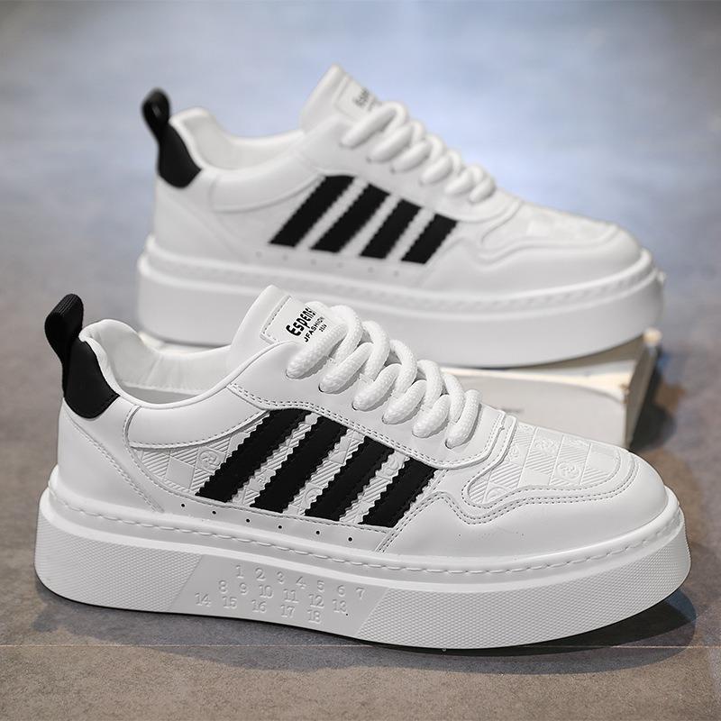 Men's shoes new versatile platform casual little white shoes non-slip young and young students sports trendy shoes