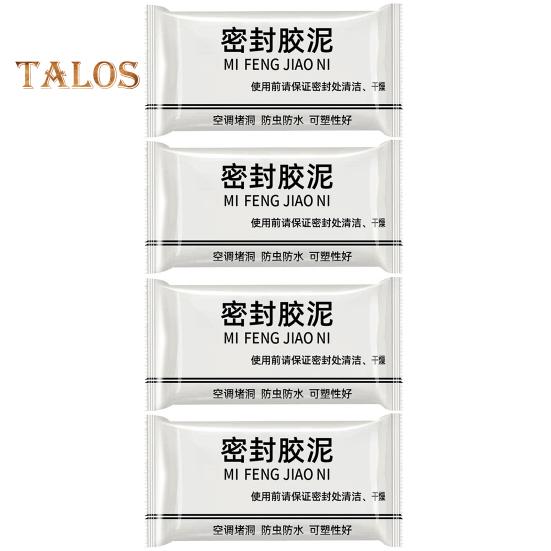 

4 шт. водонепроницаемая герметизирующая мастика, пластичный герметичный ремонтный клей-герметик, быстросохнущая ремонтная грязь для соединения сливного отверстия в стене белый