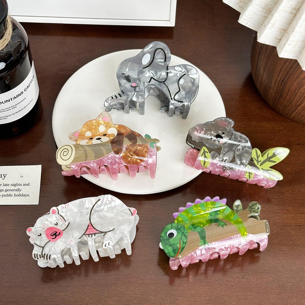 Animal Charming Hair Claw Clips Crafted From Acetate Ideal For Fashion Women Forward
