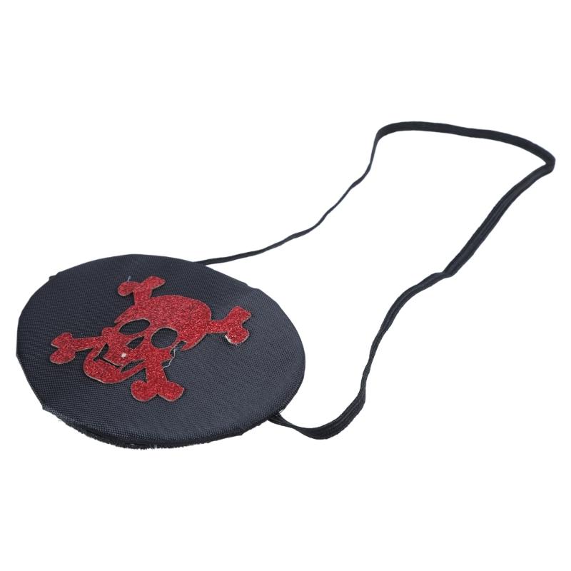 Girl Halloween Headbands Pirate Eyepatch Headwear Hairbands Fun Headwear