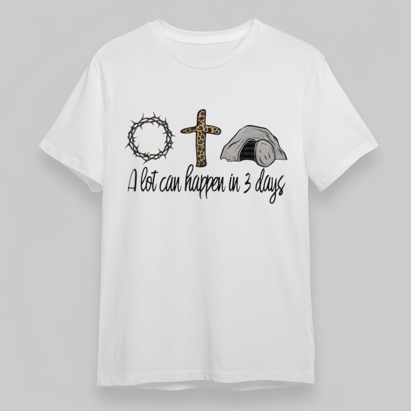 

Men s Oversize T-shirt With Christian Inspired Art Graphic White 100% Cotton Top XL
