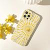 Art Summer Style Golden Sun Case For Samsung Galaxy S25 S24 Ultra S23 Plus S22 S21 S20 FE A15 A35 A54 A55 Cover
